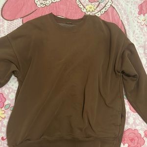 BRANDY MELVILLE oversized brown sweatshirt